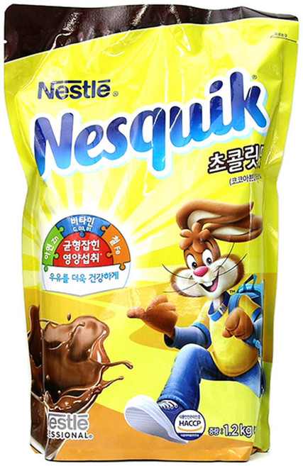 네스퀵 초콜릿맛, 1.2kg, 4개, 1.2kg