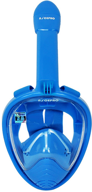 나이스프로 풀페이스 스노쿨링 마스크, 블루