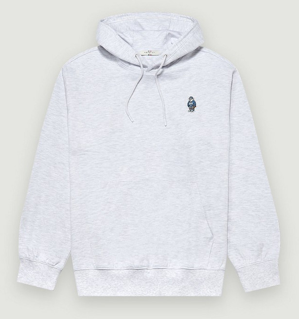 행텐 행텐 남성 와펜 그래픽 루즈핏 후드티셔츠-SE6351048003112