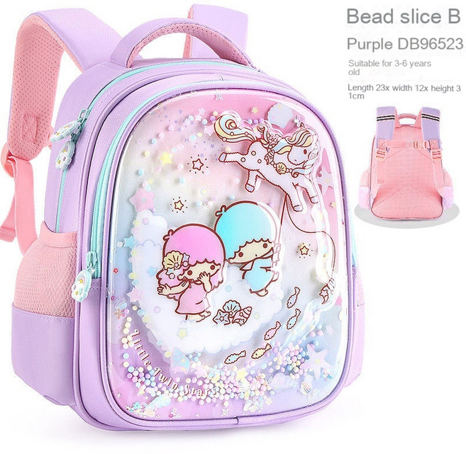 유치원 가방 소녀 그물 빨간 퀵 샌드 소녀 귀여운 유치원 큰 클래스 아기 어린이 어깨 가방