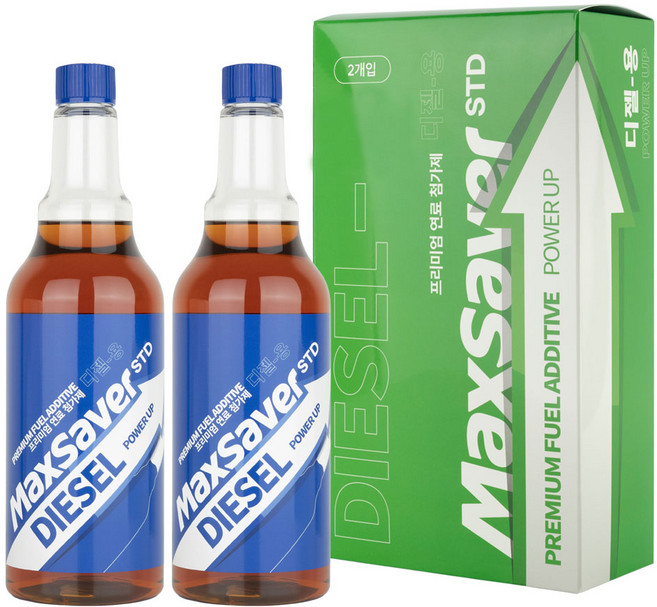 맥세이버 STD 연료첨가제 디젤 550ml, 디젤/경유, 2개