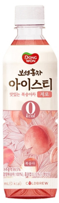 동원 아이스티 복숭아차 제로, 350ml, 20개