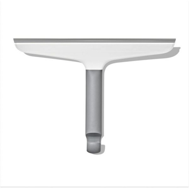 OXO 굿 그립 다목적 스퀴지 후크 포함 - 유연한 실리콘 블레이드로 얼룩 없는 건조 폭 25cm 미끄럼 방지 손잡이 샤워 유리 거울 타일 창문에 이상적, OXO 굿 그립 다목적 스퀴지 후크 포함 - 유연한 실, 1