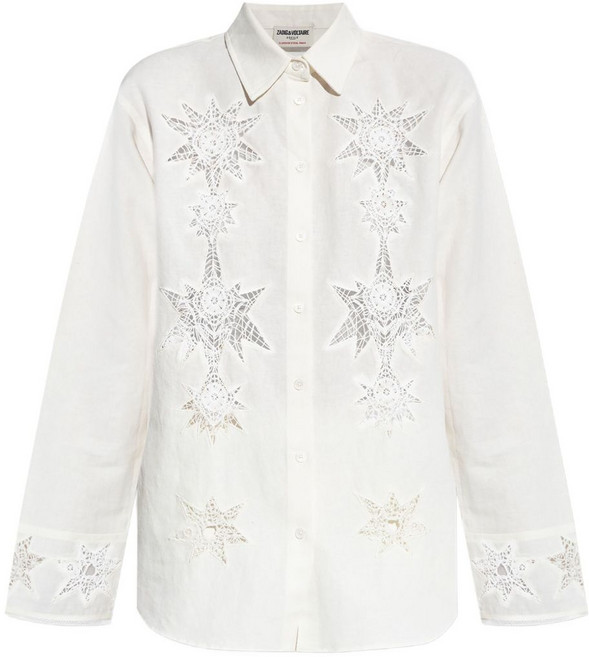 쟈딕앤볼테르 자수 디테일 셔츠