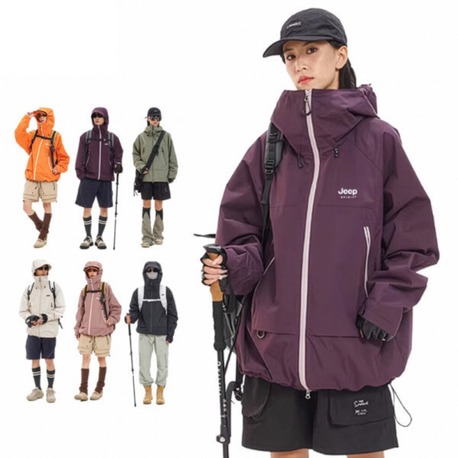 지프스피릿 남녀공용 바람막이 점퍼 방풍자켓 후드 집업 재킷 JP880