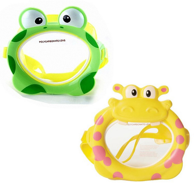 인텍스 55910 어린이동물 물안경 수경, 어린이동물수경_TX_55910-개구리, 1개