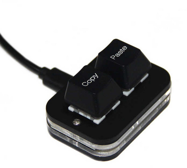 매크로 복붙키보드 키패드 단축키 붙여넣기 복사 블랙 한글 차축, 블랙 영문 키보드, 블랙 샤프트, 블랙 영문 키보드