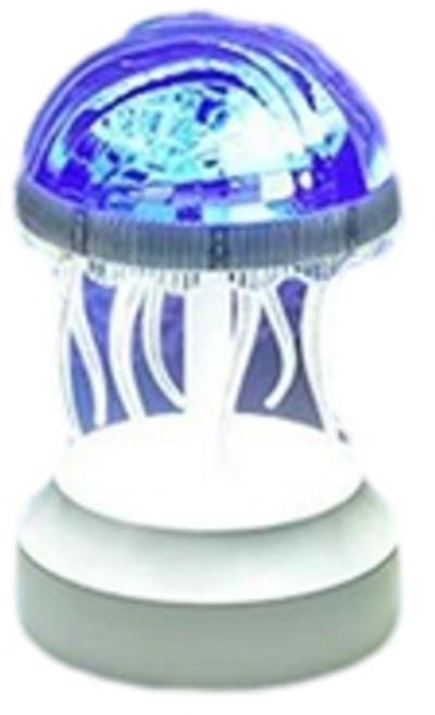 創意水母動態星空投影燈 USB充電小夜燈, 星空氛圍燈 遙控 USB插電款