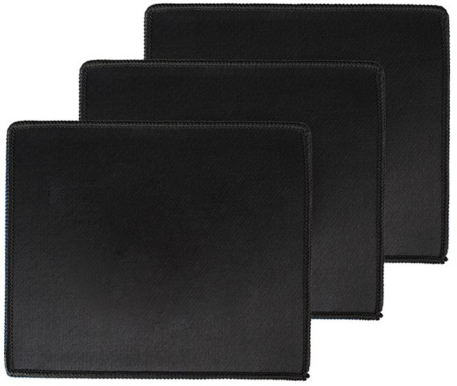 칼론 마우스패드 OKP-G20, 블랙, 3개