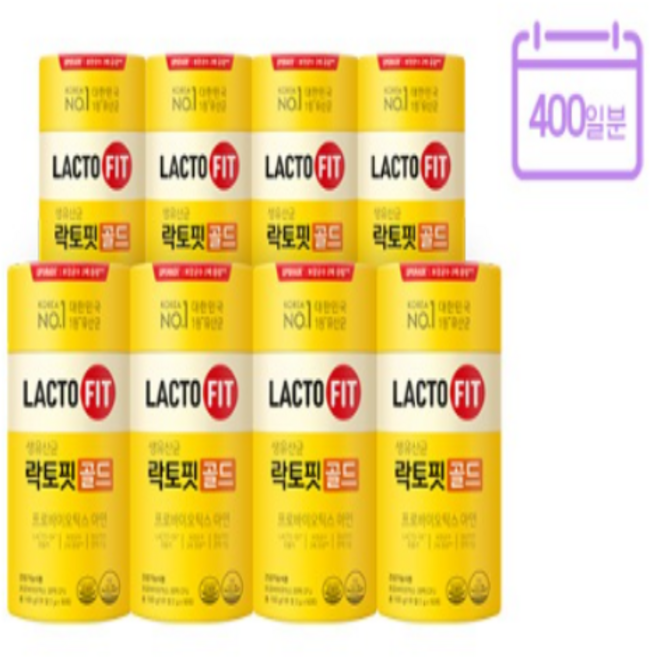 종근당건강 락토핏 생유산균 골드, 100g, 8개