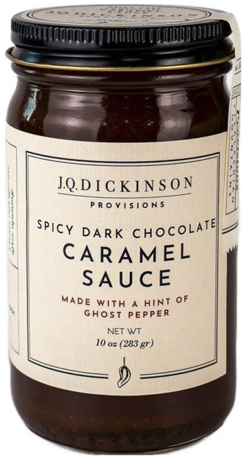 J.Q. Dickinson 辣味黑巧克力焦糖醬, 1個, 283g