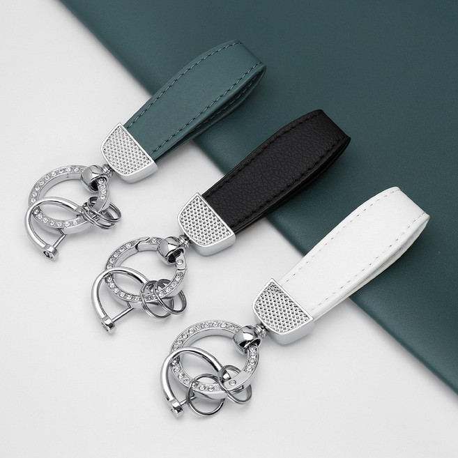 카스타 호환 모하비 더마스터 스팅어 더뉴 K9 자동차 키홀더 키케이스 번호판 키링 TPU 키커버, 스트랩-추가상품, 실버_블랙