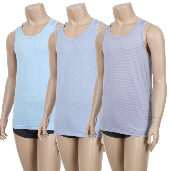 제임스딘 남성 쿨링 라이트 인견 메쉬 런닝 3p