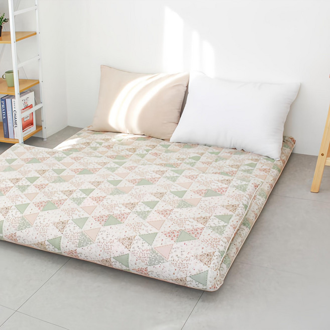 아르떼베딩 순면누빔 요매트 100%국산 바닥요(요커버+솜매트)_5CM/8CM, 포레 그린