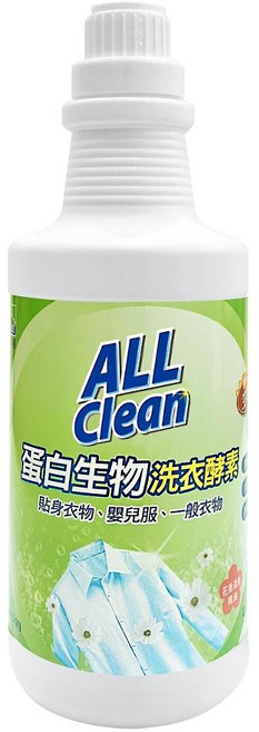 多益得 蛋白質酵素洗衣精 (3種酵素) 蛋白生物洗衣酵素 (2種酵素) 各946ml, 1個, 【綠】2種酵素成份日常款/