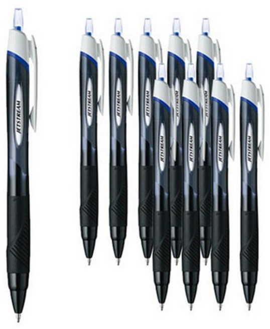 제트스트림 유성볼펜 1.0mm SXN-150-10, 블루, 10개