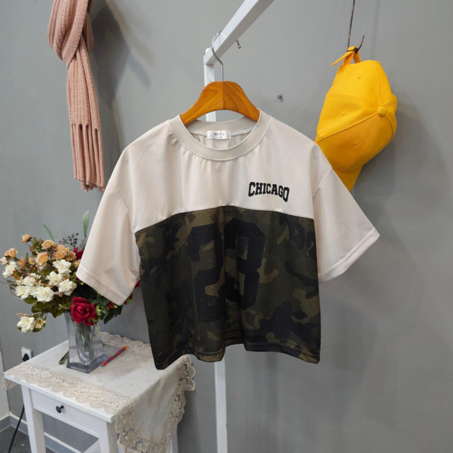 시카고 매쉬크롭 반팔티