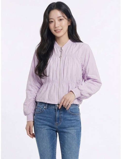 에고이스트 [온리하프] 셔링 볼륨 숏 점퍼 EN2WZ362 3050482