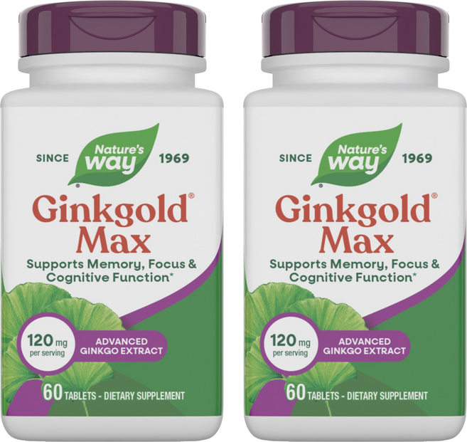 네이쳐스웨이 징크골드 맥스 120mg 타블렛, 60정, 2개