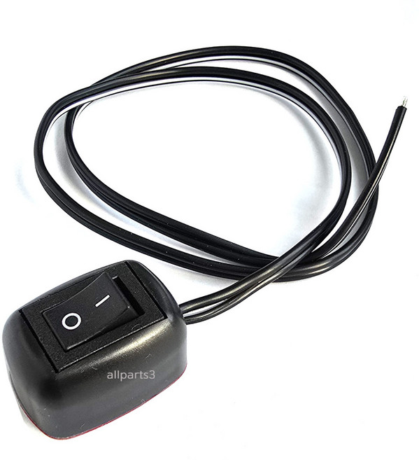 차량용 사각 스위치 푸쉬스위치 자동차 DIY 온오프스위치 MGS-09, 1개