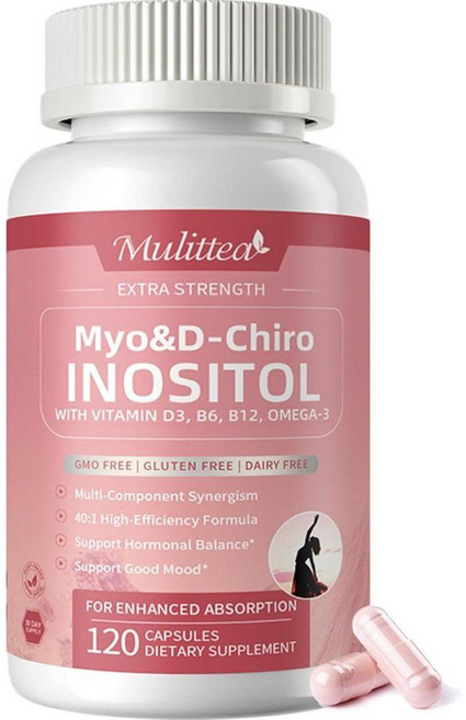 멀리티 미오 디카이로 이노시톨 Myo D-Chiro Inositol 캡슐 120정