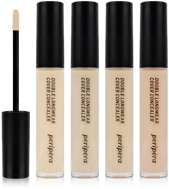 페리페라 더블 롱웨어 커버 컨실러 5.5g, 01W 퓨어 아이보리, 1개