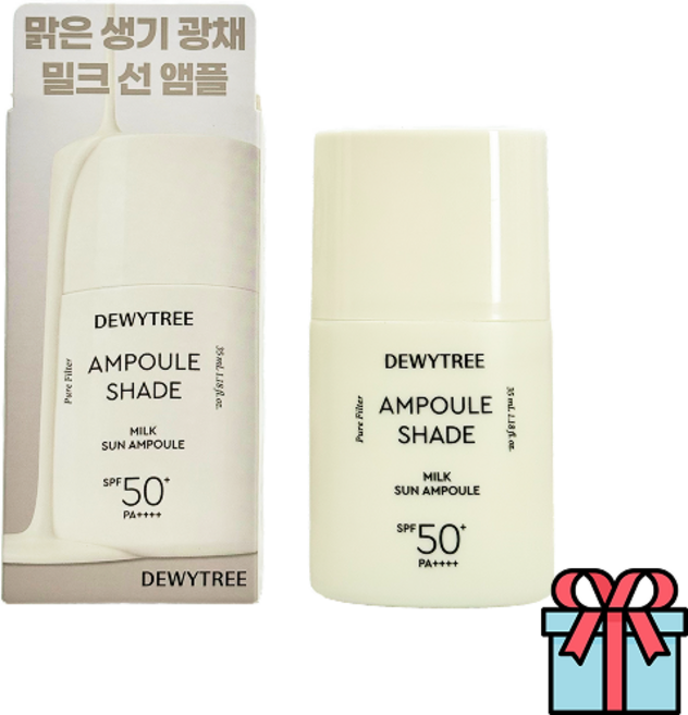 듀이트리 앰플쉐이드 밀크 선앰플 생기광채 촉촉보습 + 사은품(랜덤), 1개, 35ml