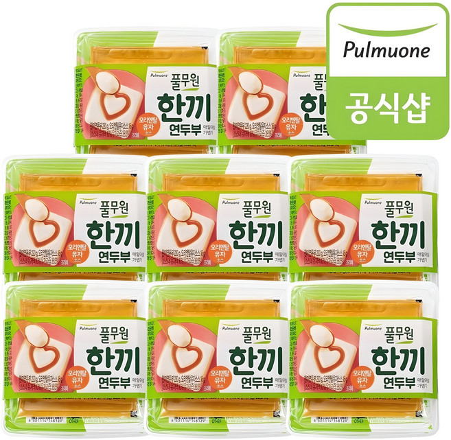 [퀴클리몰] 풀무원 한끼 연두부 110g x 8, 16개