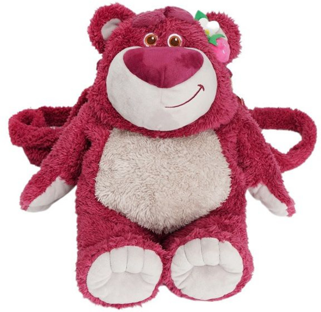 디즈니 토이스토리 랏소베어 스티치 인형 백팩 학생 가방 선물