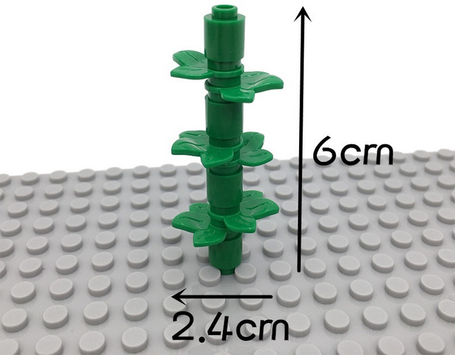 積木玩具 麥塊積木 城市積木 B4, 1個, RC036 竹子B款