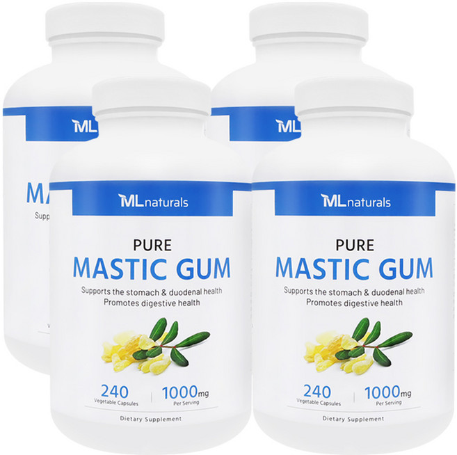 마이라이프 내추럴스 매스틱검 1000mg, 240정, 4개