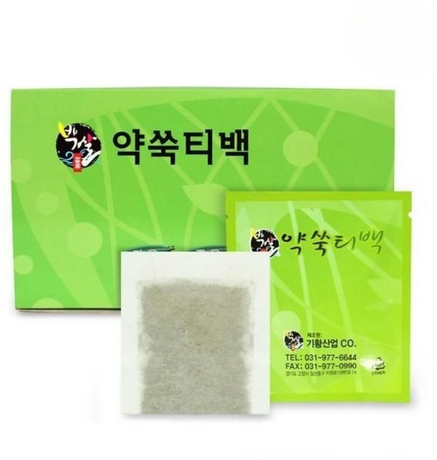 좌욕제 입욕제 말린 약쑥 분말 티백 국산쑥 5g 20개, 1개