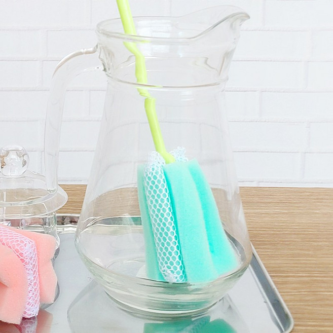 코쿠보 일본병솔 (선택 1) 병청소솔 좁은병 구석구석 청소솔, 1개, 대 블루