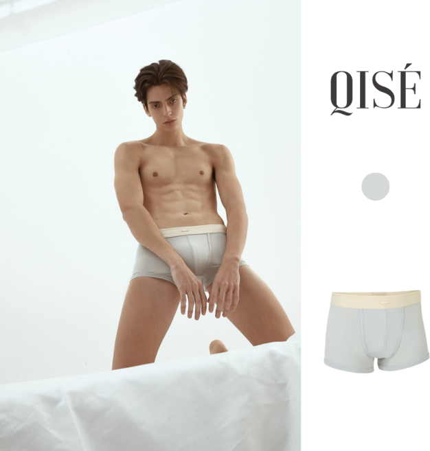 키세 남성 속옷 편안한 데일리 사각 스판 팬티 에덴 브리프 스카이