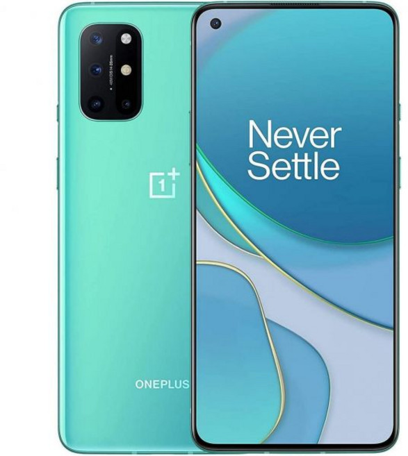 OnePlus 8T+ 5G 12GB(RAM)+256GB 120Hz 디스플레이 (T-Mobile/Sprint 잠금 해제) KB2007 싱글 SIM 스마트폰 - 아쿠아마린 그린 (, 256GB