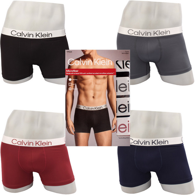 캘빈클라인 남성 팬티 드로즈 NP28540 610 4장 세트