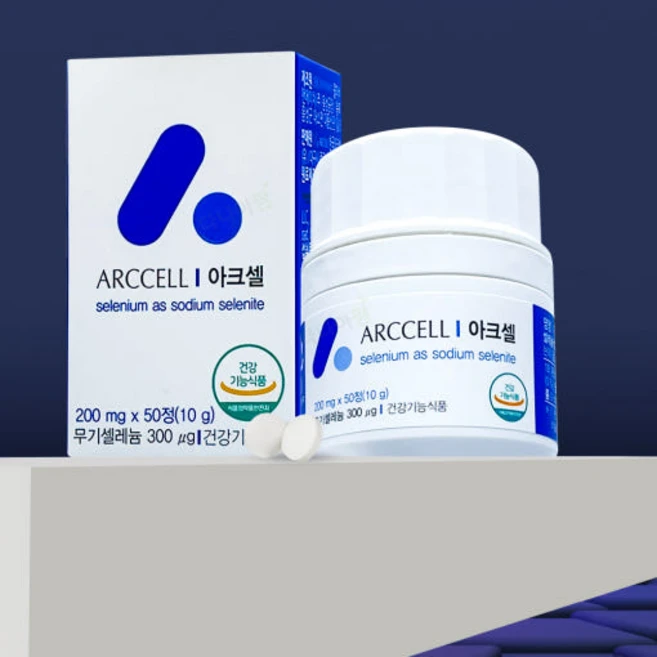 아크셀 무기셀레늄 50정, 아크셀50정, 1개 - 쿠팡