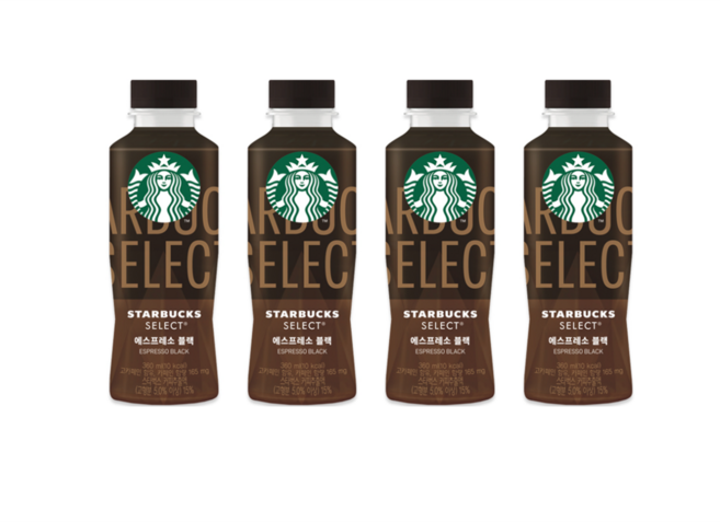 스타벅스 셀렉트 에스프레소 블랙 360ml, 6개