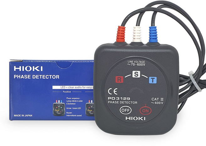 미성 히오키 PD3129 3상 검상기 소형 경량 휴대용 테스터기, 1개