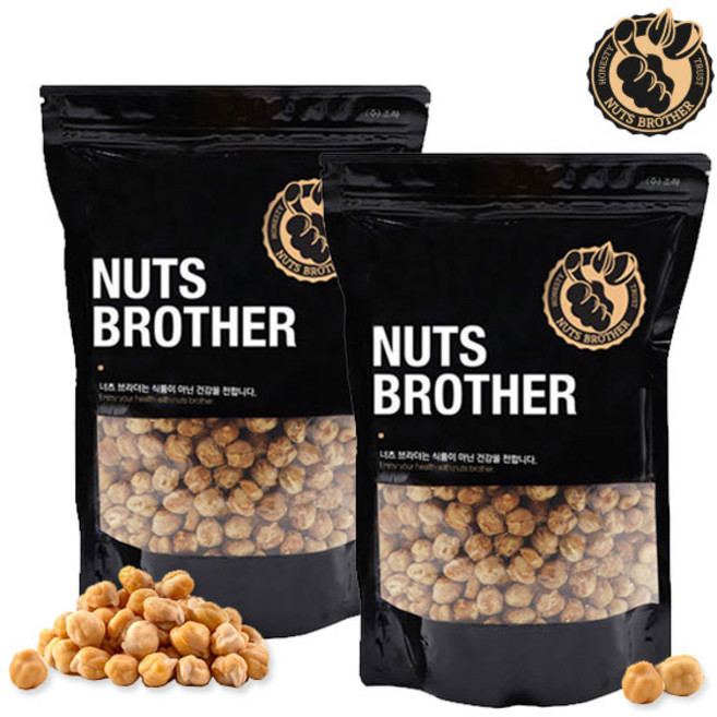 너츠브라더 크리스피 병아리콩 500g 2봉, 2개