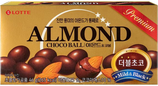 롯데제과 아몬드 초코볼