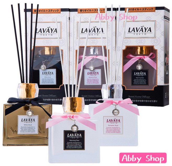 LAVAYA TOKYO 香氛擴香瓶 室內芳香, 晨露清香, 80ml, 1件
