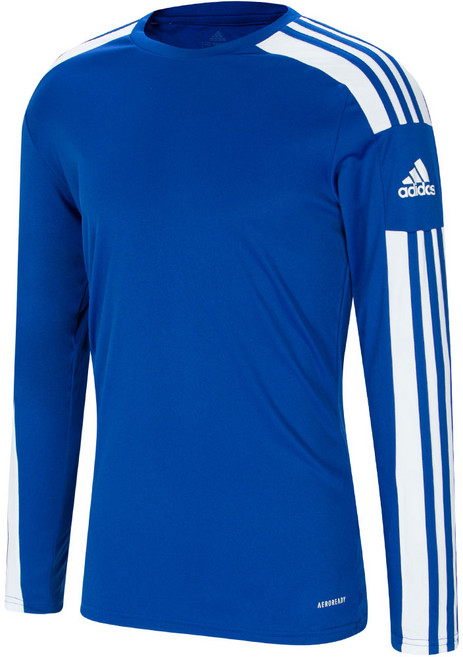 아디다스 긴팔티 기능성 트레이닝복 긴팔 티셔츠 SQ21 블루 남여공용 운동복 + SHP 마스크