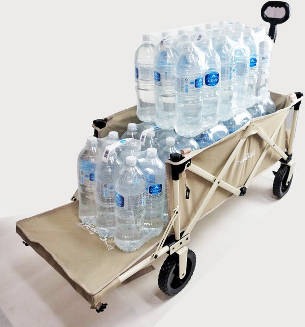 캠프365 파파웨건 스포츠 베이지 아웃라이더 내하중 120kg 접이식 캠핑 브레이크, 파파웨건 베이지, 1개