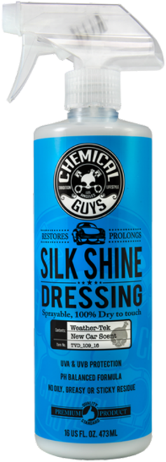 케미컬가이 실크샤인 스프레이 Chemical Guys Silk Shine Spray Dressing Natural Shine Dressing+Protectant (16 oz), 473ml, 1개
