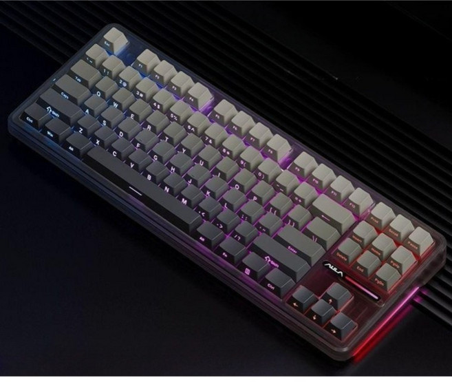 타란튤라 아우라 독거미 그레이축 게이밍 측각 텐키리스 그라데이션 조약돌, 퍼플