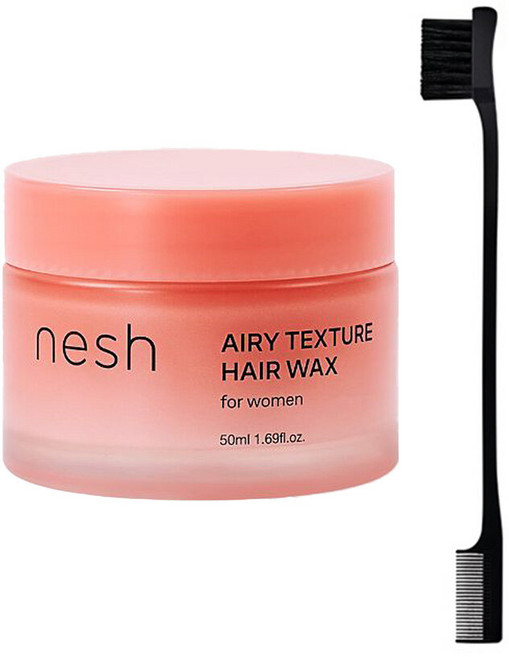 네쉬 에어리 텍스처 헤어 왁스 브러쉬 기획세트+샴푸 20ml 증정 178206, 네쉬 에어리 텍스처 헤어 왁스 브러쉬 기획세트+샴푸 2, 1