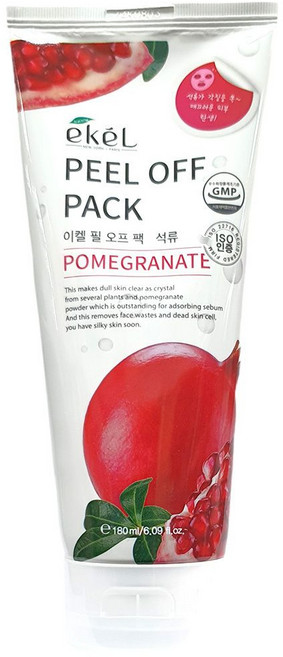 이켈 진정 마스크 피부과 각질제거 모델링 필오프 바르는 팩 석류 180ml 2EA