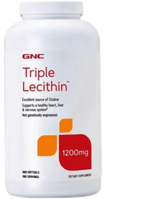 GNC 트리플 레시틴 1200mg 소프트젤, 360정, 1개