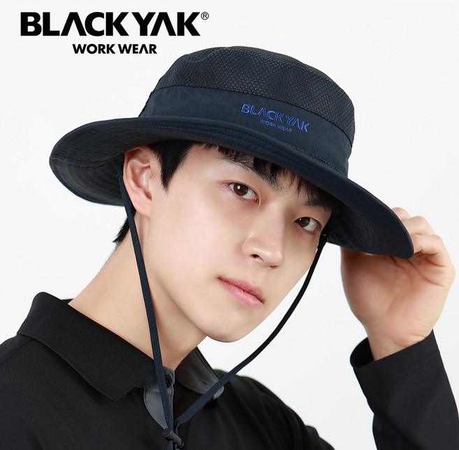 블랙야크 와이어챙 메쉬 사파리모자 등산모자 와이어메쉬햇, 네이비